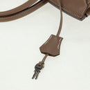 HERMES Birkin 30 Hand Bag Leather Silver Etope Auth SW2129SM-19