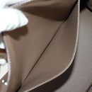 HERMES Birkin 30 Hand Bag Leather Silver Etope Auth SW2129SM-32