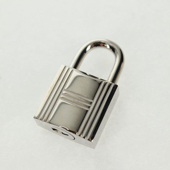 HERMES Birkin 30 Hand Bag Leather Silver Etope Auth SW2129SM