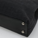 CELINE C Macadam Canvas Hand Bag Black Auth sw213-9