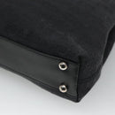 CELINE C Macadam Canvas Hand Bag Black Auth sw213-15