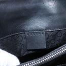 CELINE C Macadam Canvas Hand Bag Black Auth sw213-18