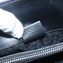 CELINE C Macadam Canvas Hand Bag Black Auth sw213-12