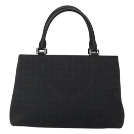 CELINE C Macadam Canvas Hand Bag Black Auth sw213 - 0