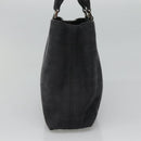 CELINE C Macadam Canvas Hand Bag Black Auth sw213-3