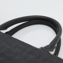 CELINE C Macadam Canvas Hand Bag Black Auth sw213-8