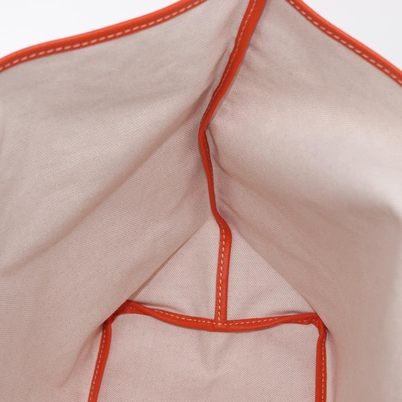 GOYARD Herringbone Saint Louis PM Tote Bag PVC Orange Auth SW2131SM