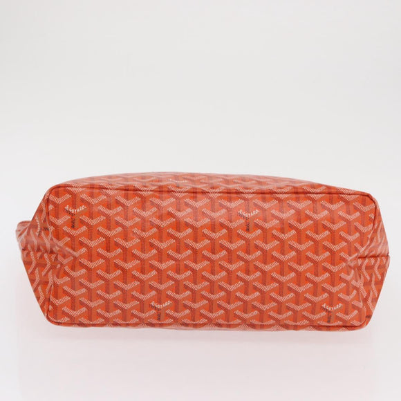 GOYARD Herringbone Saint Louis PM Tote Bag PVC Orange Auth SW2131SM