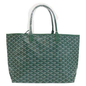 GOYARD Herringbone Saint Louis PM Tote Bag PVC Green Auth SW2132SM - 0