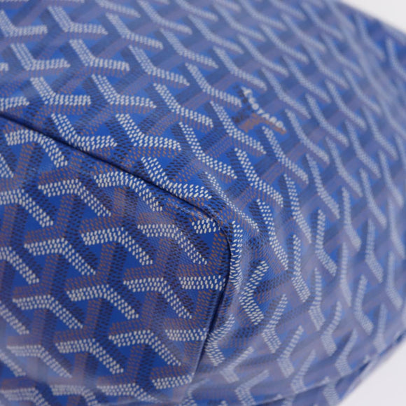 GOYARD Herringbone Saint Louis GM Tote Bag PVC Blue Auth SW2133SM