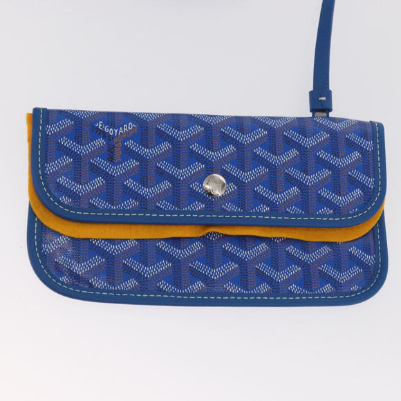 GOYARD Herringbone Saint Louis GM Tote Bag PVC Blue Auth SW2133SM