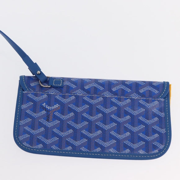 GOYARD Herringbone Saint Louis GM Tote Bag PVC Blue Auth SW2133SM