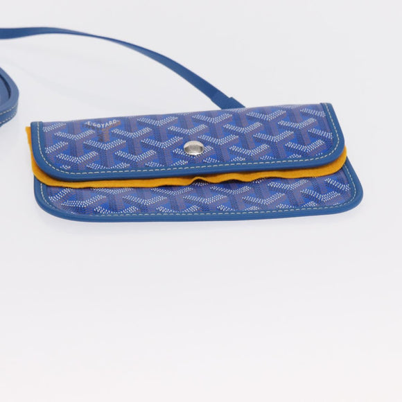 GOYARD Herringbone Saint Louis GM Tote Bag PVC Blue Auth SW2133SM