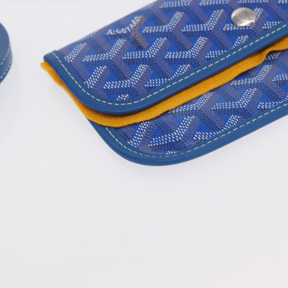 GOYARD Herringbone Saint Louis GM Tote Bag PVC Blue Auth SW2133SM