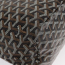 GOYARD Herringbone Saint Louis PM Tote Bag PVC Black Auth SW2134SM-8