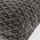 GOYARD Herringbone Saint Louis PM Tote Bag PVC Black Auth SW2134SM-15