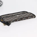 GOYARD Herringbone Saint Louis PM Tote Bag PVC Black Auth SW2134SM-28