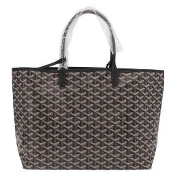 GOYARD Herringbone Saint Louis PM Tote Bag PVC Black Auth SW2134SM - 0