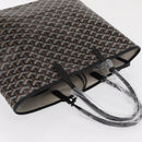 GOYARD Herringbone Saint Louis PM Tote Bag PVC Black Auth SW2134SM-6