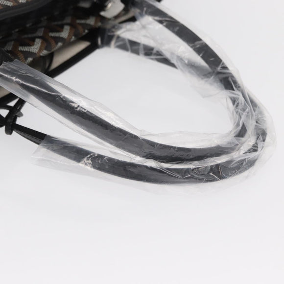 GOYARD Herringbone Saint Louis PM Tote Bag PVC Black Auth SW2134SM