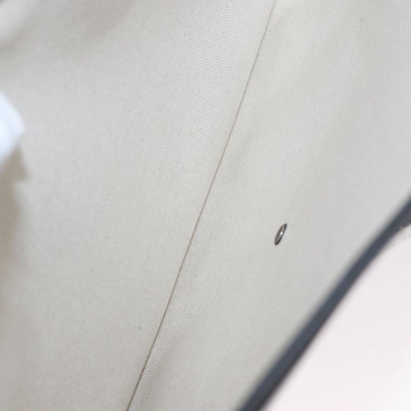 GOYARD Herringbone Croucher Shoulder Bag PVC Leather Black Auth SW2135SM