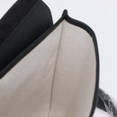 GOYARD Herringbone Croucher Shoulder Bag PVC Leather Black Auth SW2135SM-20