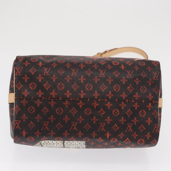 LOUIS VUITTON Catgram Speedy Bandouliere 30 Hand Bag M44401 LV Auth SW2136SM