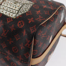 LOUIS VUITTON Catgram Speedy Bandouliere 30 Hand Bag M44401 LV Auth SW2136SM-20