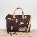 LOUIS VUITTON Catgram Speedy Bandouliere 30 Hand Bag M44401 LV Auth SW2136SM-12