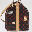 LOUIS VUITTON Catgram Speedy Bandouliere 30 Hand Bag M44401 LV Auth SW2136SM-3