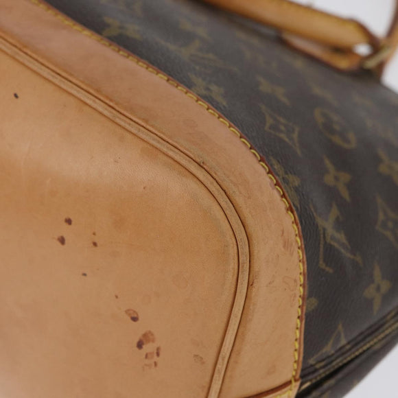 LOUIS VUITTON Monogram Alma Hand Bag M51130 LV Auth SW2140