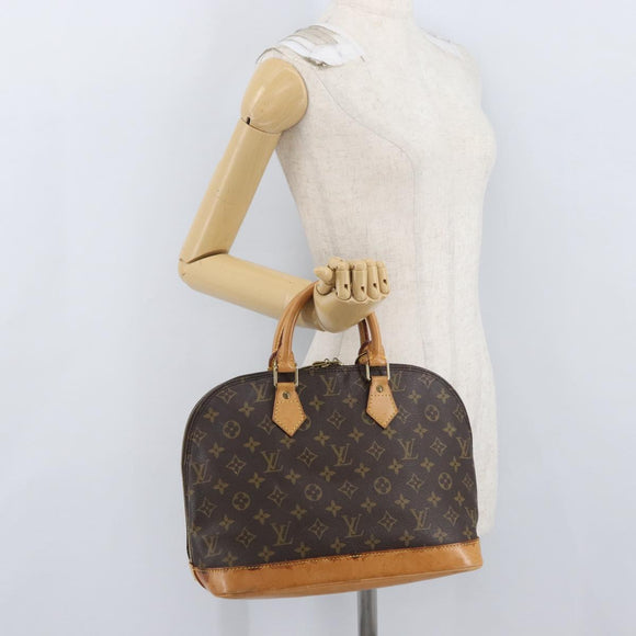 LOUIS VUITTON Monogram Alma Hand Bag M51130 LV Auth SW2140