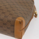 GUCCI Micro GG Supreme Shoulder Bag PVC Beige Gold 007 104 4916 Auth SW2142-11