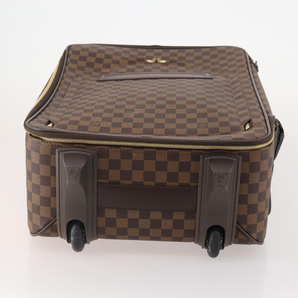 LOUIS VUITTON Damier Ebene Pegas 55 suitcase N23294 LV Auth SW2145A