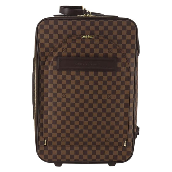 LOUIS VUITTON Damier Ebene Pegas 55 suitcase N23294 LV Auth SW2145A