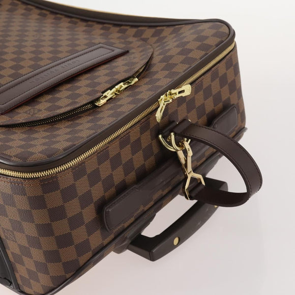 LOUIS VUITTON Damier Ebene Pegas 55 suitcase N23294 LV Auth SW2145A