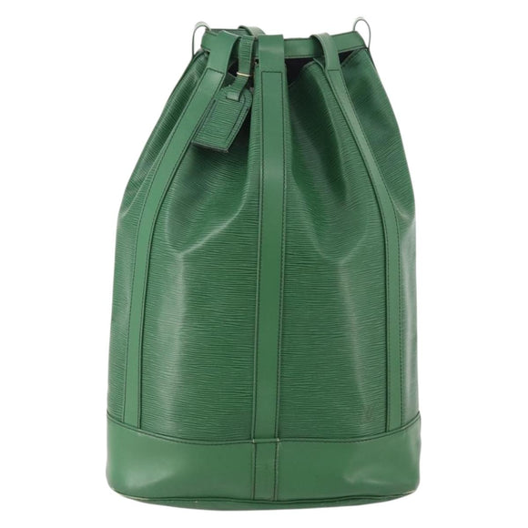 LOUIS VUITTON Epi Randonnee GM Shoulder Bag Green M43084 LV Auth SW2146