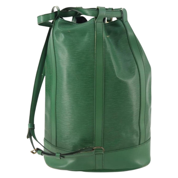 LOUIS VUITTON Epi Randonnee GM Shoulder Bag Green M43084 LV Auth SW2146