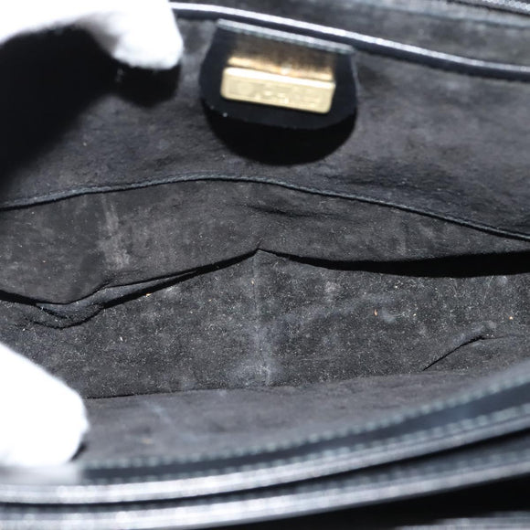 GUCCI Shoulder Bag Leather Black 001 109 1314 Auth sw215