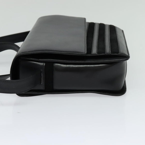 GUCCI Shoulder Bag Leather Black 001 109 1314 Auth sw215