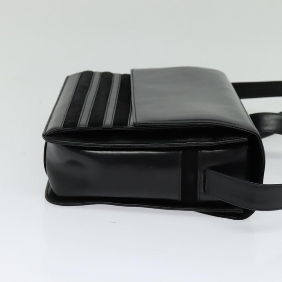 GUCCI Shoulder Bag Leather Black 001 109 1314 Auth sw215