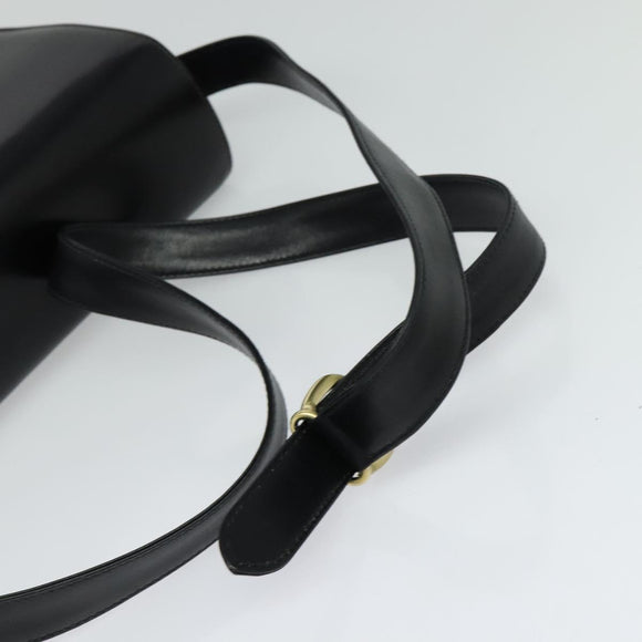 GUCCI Shoulder Bag Leather Black 001 109 1314 Auth sw215