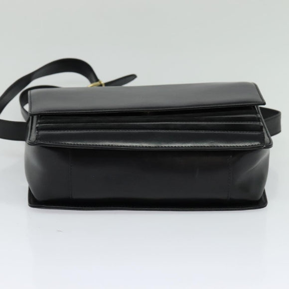 GUCCI Shoulder Bag Leather Black 001 109 1314 Auth sw215