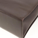 SAINT LAURENT Hand Bag Suede Brown Silver Auth SW2155-12