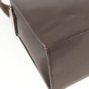 SAINT LAURENT Hand Bag Suede Brown Silver Auth SW2155-13