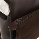 SAINT LAURENT Hand Bag Suede Brown Silver Auth SW2155-15