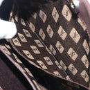 SAINT LAURENT Handtas Suède Bruin Zilver Auth SW2155-23