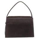 SAINT LAURENT Handtas Suède Bruin Zilver Auth SW2155-13
