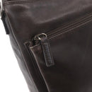GUCCI Bamboo Hand Bag Leather Brown Silver Auth SW2156-15