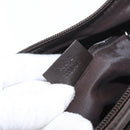 GUCCI Bamboo Hand Bag Leather Brown Silver Auth SW2156-23